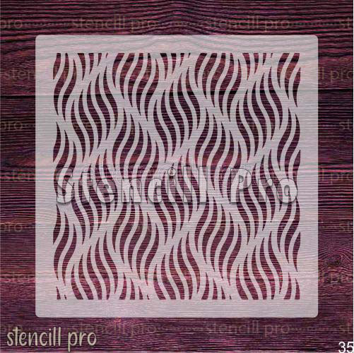 Spiral Elegance Pattern DIY Art Stencil for Canvas, Wood, and Fabric Projects