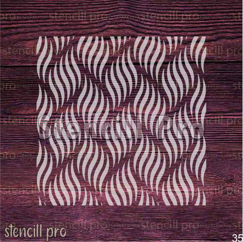 Spiral Elegance Pattern DIY Art Stencil for Canvas, Wood, and Fabric Projects