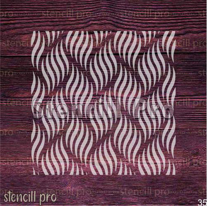 Spiral Elegance Pattern DIY Art Stencil for Canvas, Wood, and Fabric Projects