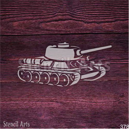 Army Tank Stencil for Creative Projects, Kids Stencils