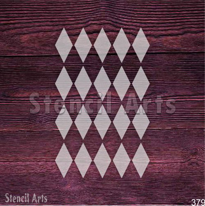 Diamond Pattern Stencil for Creative Crafting Projects