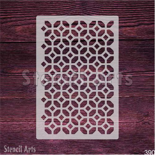 Botanical Pattern Reusable Stencil – Nature-Inspired Wall & Craft Design