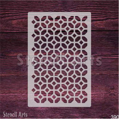 Botanical Pattern Reusable Stencil – Nature-Inspired Wall & Craft Design