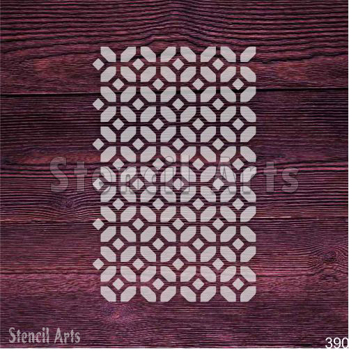 Botanical Pattern Reusable Stencil – Nature-Inspired Wall & Craft Design