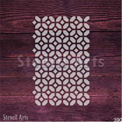 Botanical Pattern Reusable Stencil – Nature-Inspired Wall & Craft Design