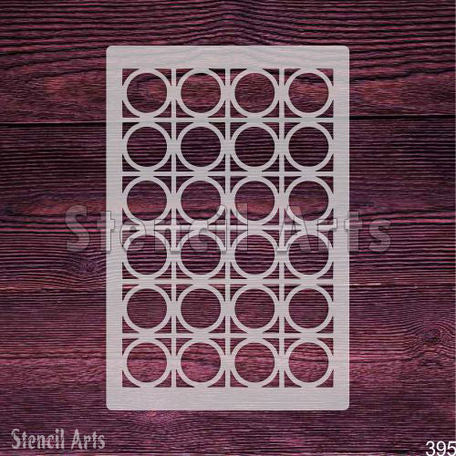 Maze Mirage Pattern Stencil – Reusable Geometric Maze Design by Stencil Arts