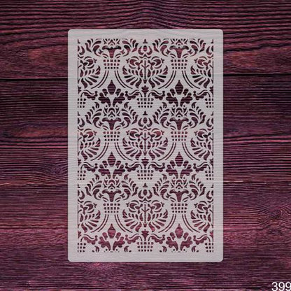 Majestic Motif Damask Stencil – Reusable Royal Wall Decor by Stencil Arts