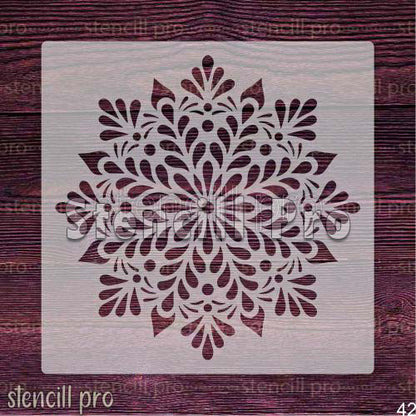 Tranquil Mandala DIY Layering Stencil for Fabric and Home Decoration