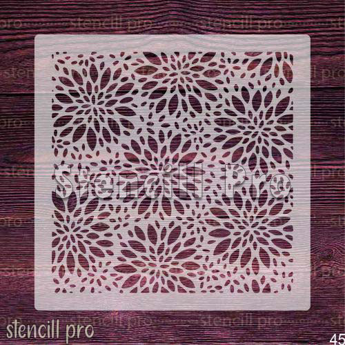 Kumaş ve Ev Dekorasyonu için Frosted Elegance DIY Katman Şablonu