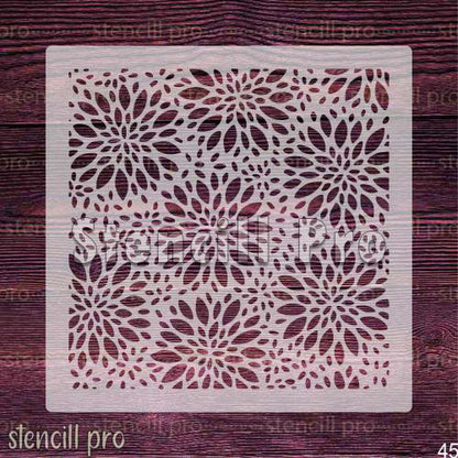 Kumaş ve Ev Dekorasyonu için Frosted Elegance DIY Katman Şablonu