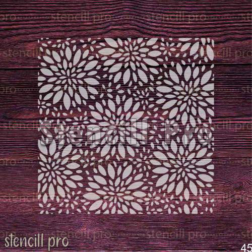 Kumaş ve Ev Dekorasyonu için Frosted Elegance DIY Katman Şablonu