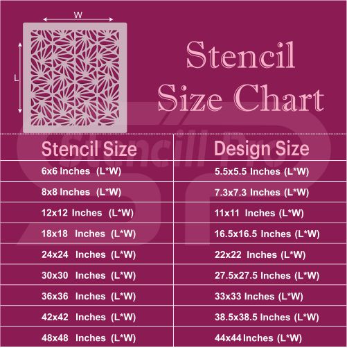 Elmas Örgü Desenli Dayanıklı Tekrar Kullanılabilir Şablon Kendin Yap Sanat ve El Sanatları İçin