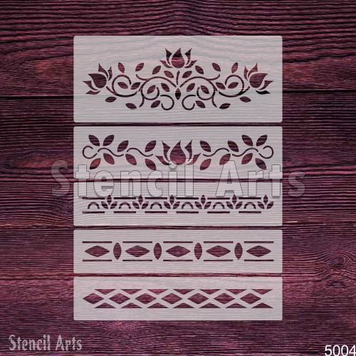 Forest Fern Stencil | Botanical Design for Furniture & DIY Painting by Stencilarts
