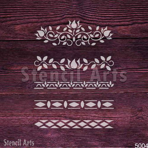 Forest Fern Stencil | Botanical Design for Furniture & DIY Painting by Stencilarts