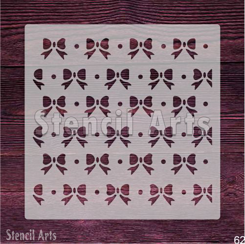 Kek, Kumaş ve Tuval İçin Fiyonk Desen Şablonu