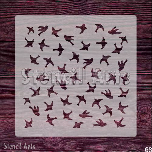 Sunny Blooms Flower Durable Template for Crafting, Painting, and Wall Decoration