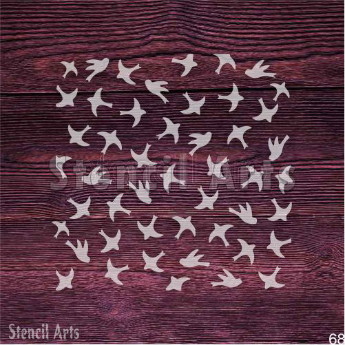 Sunny Blooms Flower Durable Template for Crafting, Painting, and Wall Decoration