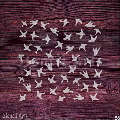 Sunny Blooms Flower Durable Template for Crafting, Painting, and Wall Decoration