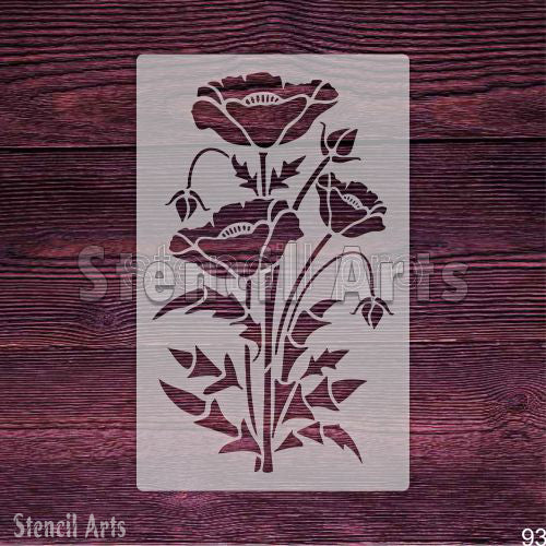 Çiçek Şablonu – El Sanatları ve Ev Dekorasyonu için Zarif Çiçek Tasarımları