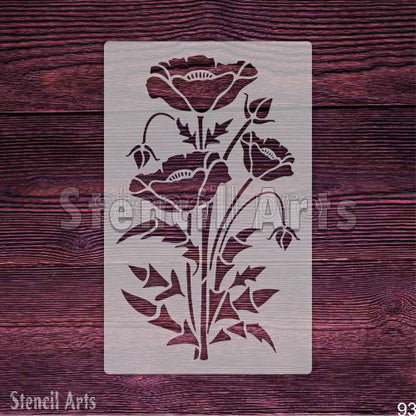 Çiçek Şablonu – El Sanatları ve Ev Dekorasyonu için Zarif Çiçek Tasarımları