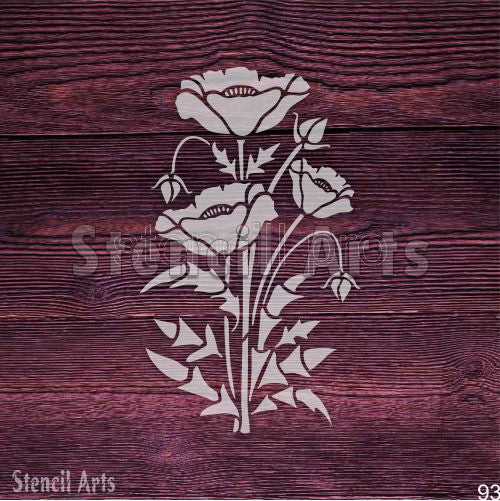 Çiçek Şablonu – El Sanatları ve Ev Dekorasyonu için Zarif Çiçek Tasarımları