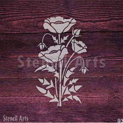 Çiçek Şablonu – El Sanatları ve Ev Dekorasyonu için Zarif Çiçek Tasarımları