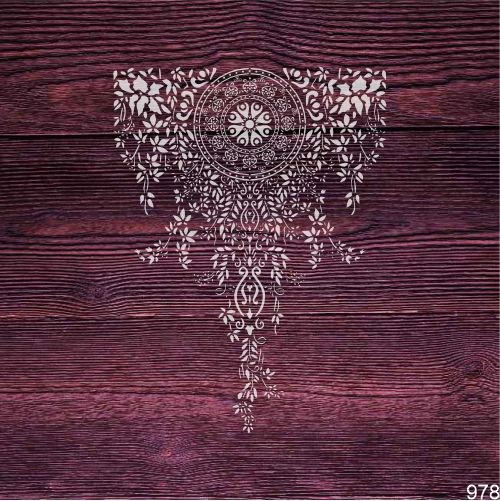 Floral Waterfall Mandala Wall Stencil for Home Decor and painting Furniture