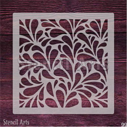 Radiant Chevron Pattern Reusable Art Stencil for Home Wall Painting and Crafts