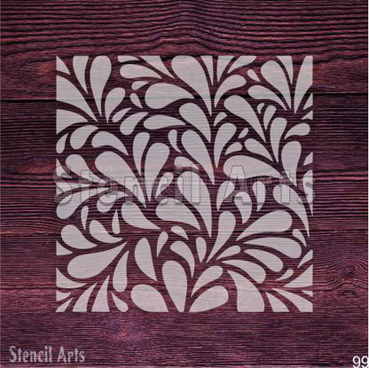 Radiant Chevron Pattern Reusable Art Stencil for Home Wall Painting and Crafts