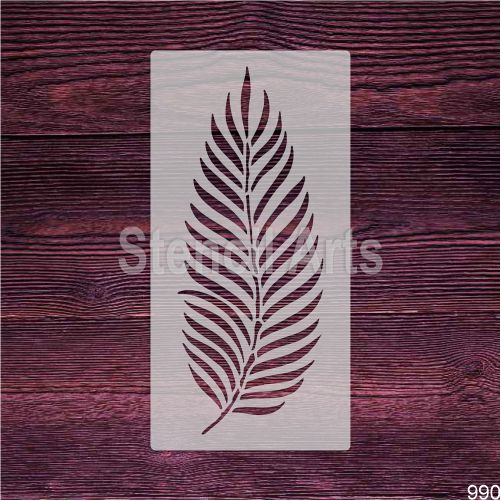 Leaf Stencil used for wall Decor and Fabric Prints by Stencil Arts