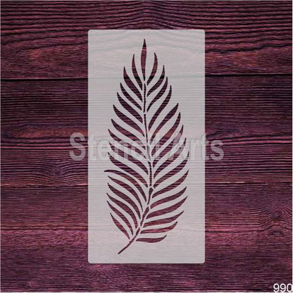 Leaf Stencil used for wall Decor and Fabric Prints by Stencil Arts
