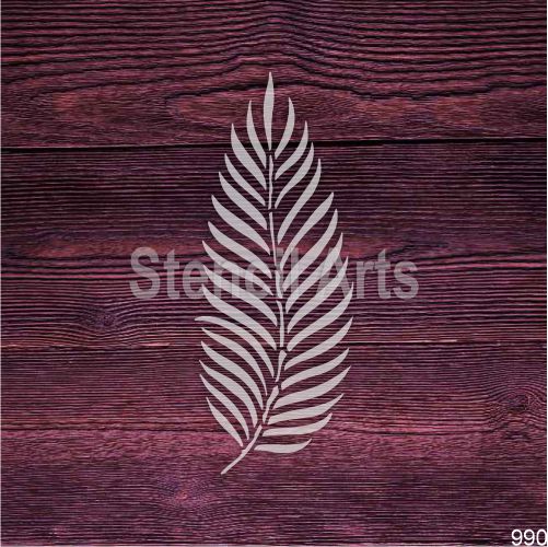 Leaf Stencil used for wall Decor and Fabric Prints by Stencil Arts